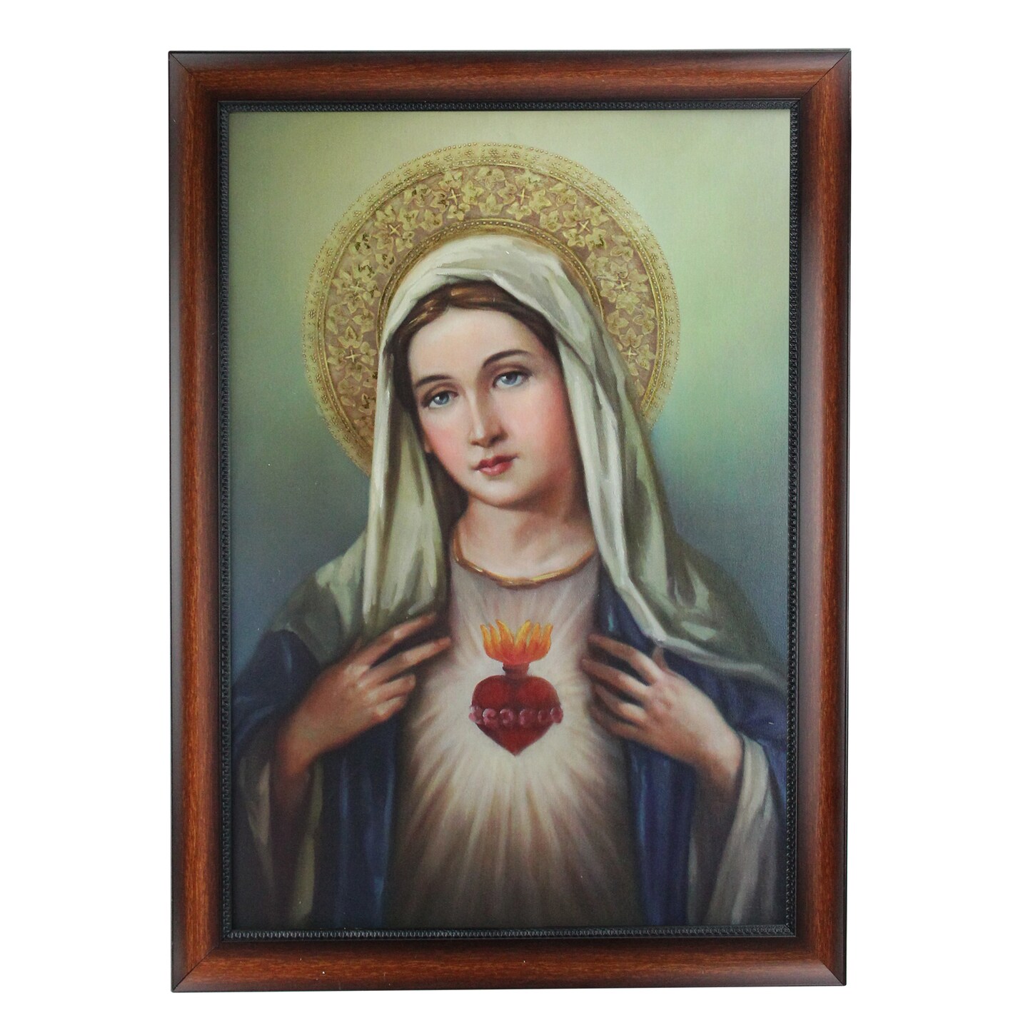 Roman 27.5" Joseph’s Studio Immaculate Heart of the Blessed Virgin Mary Decorative Framed Art