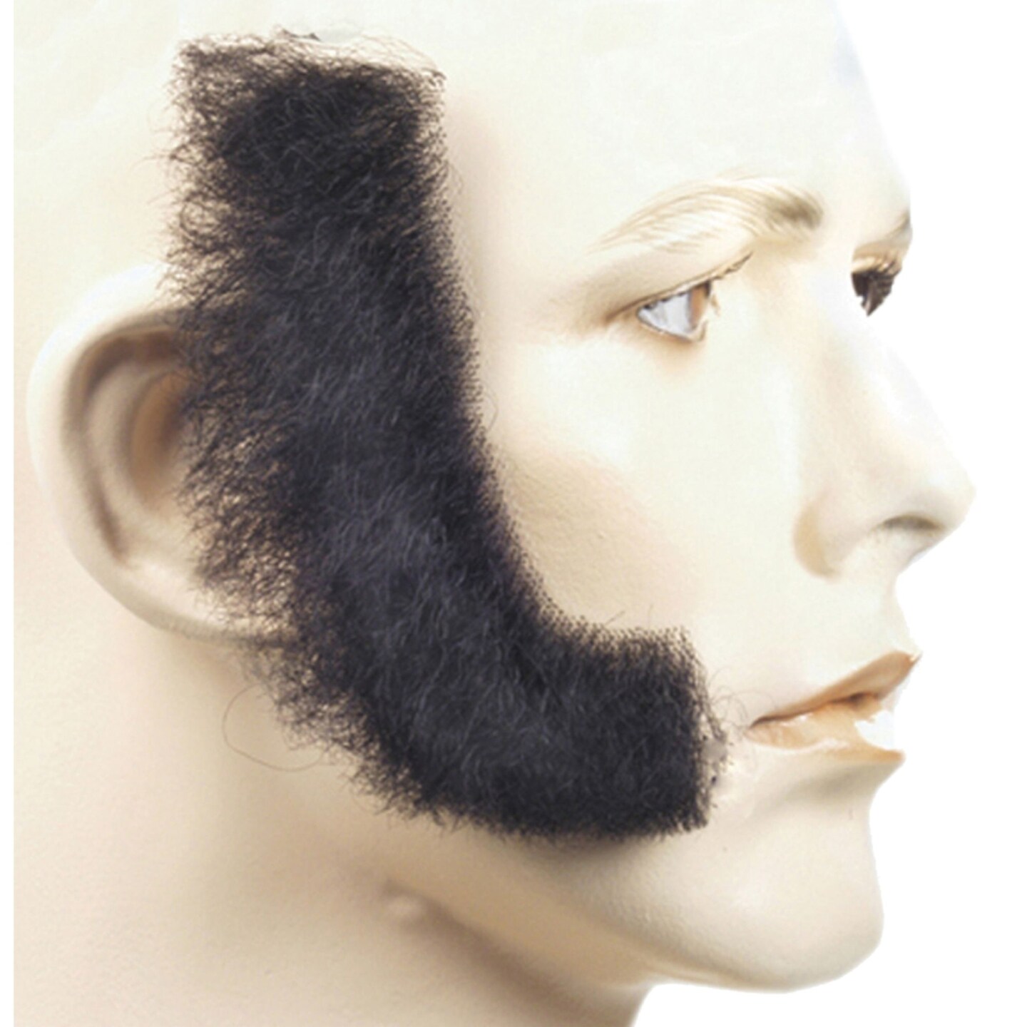The Costume Center Men Adult Halloween Sideburns Costume Accessory - One Size - Black