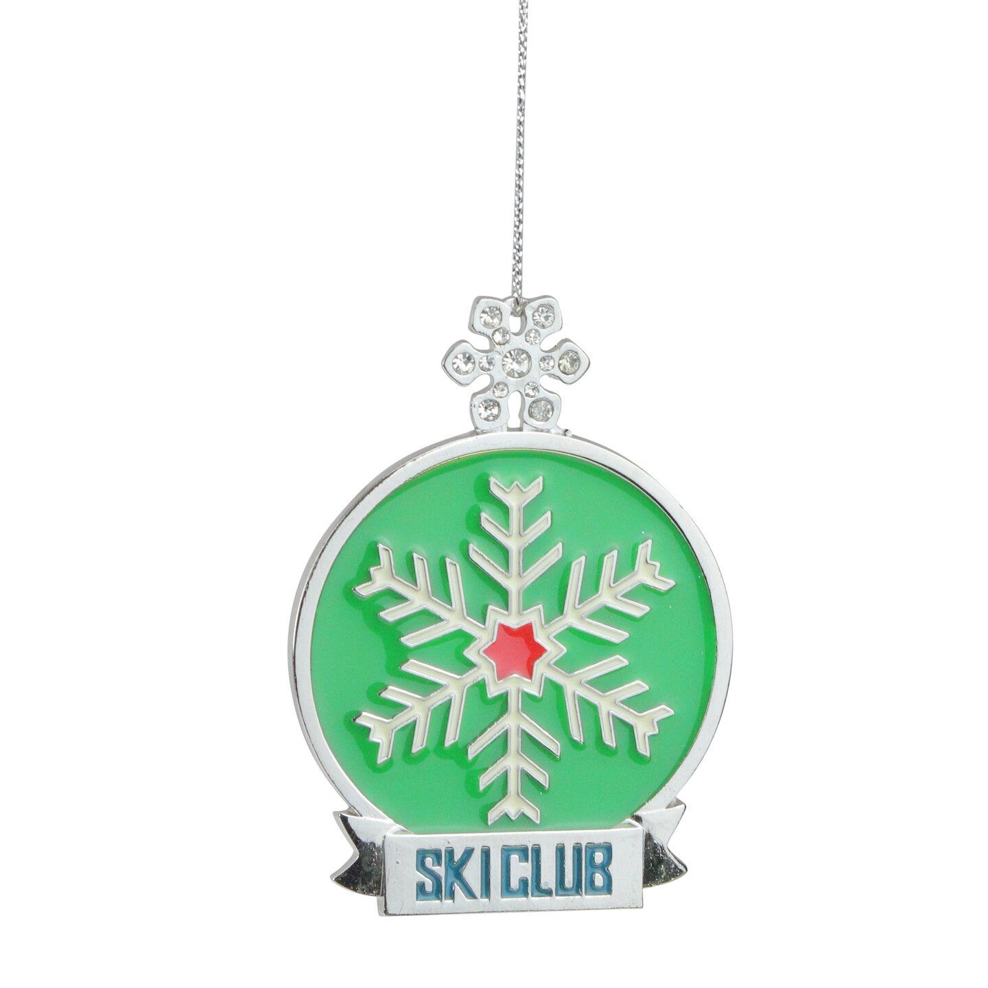Midwest 3.75&#x22; Ski Club Christmas Charm Ornament