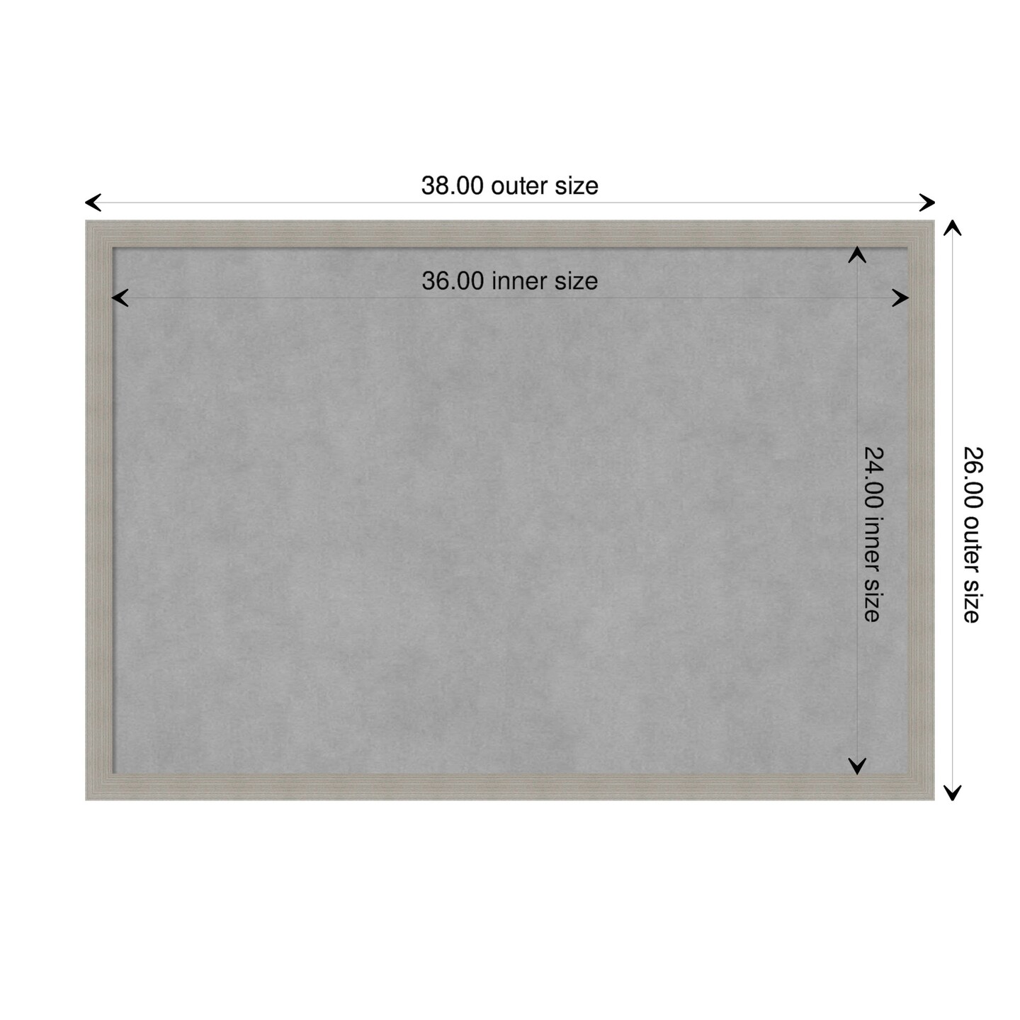 Woodgrain Stripe Wood Framed Magnetic Board