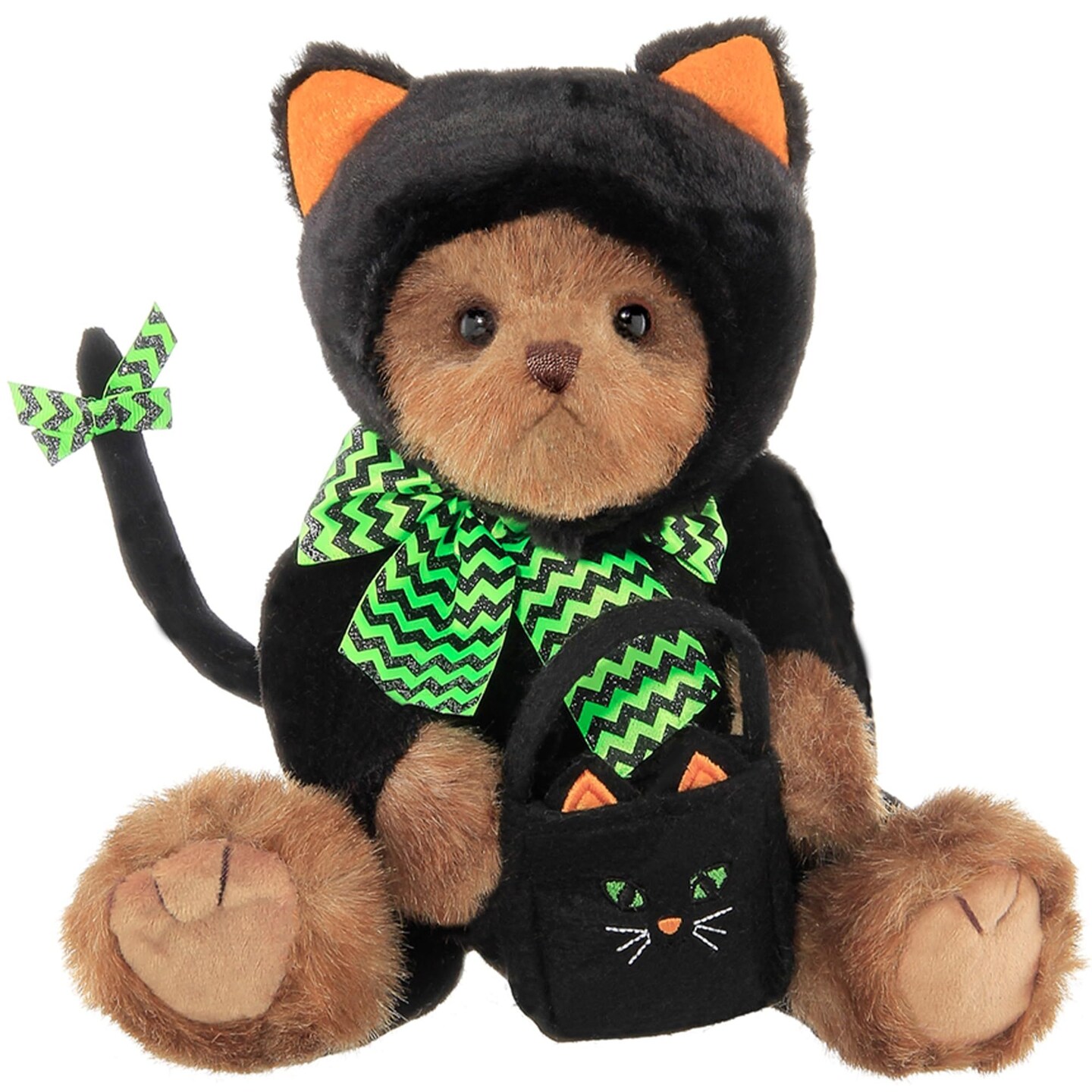 Bearington Midnight Magic Halloween Plush, 12 Inch Stuffed Animals Halloween Teddy Bear