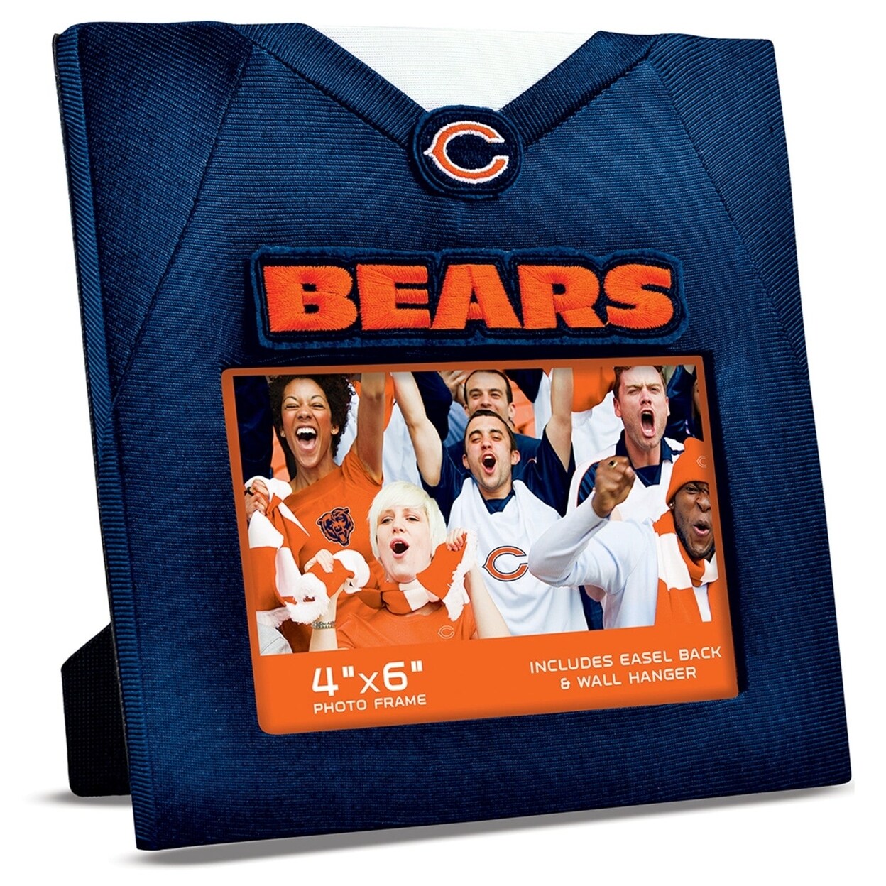 Chicago Bears Frame 4X6 Picture Holder With Easel Wall Hanger Nfl Team Art