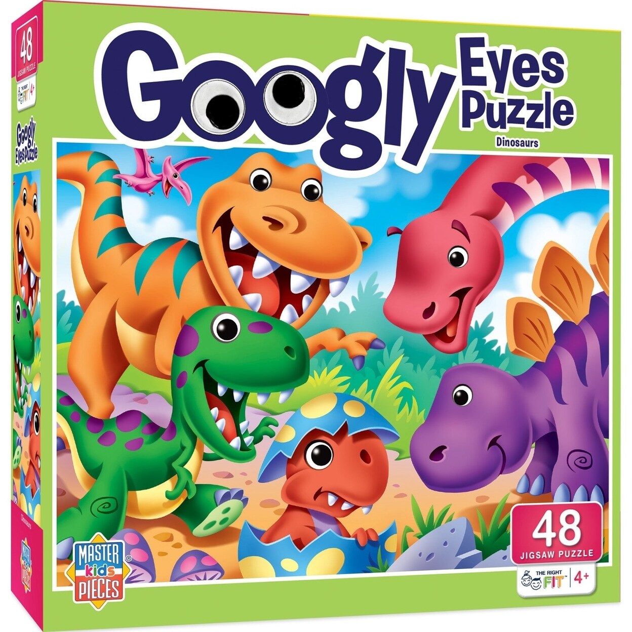 MasterPieces Googly Eyes Dinosaurs 48 Piece Jigsaw Puzzle Michaels