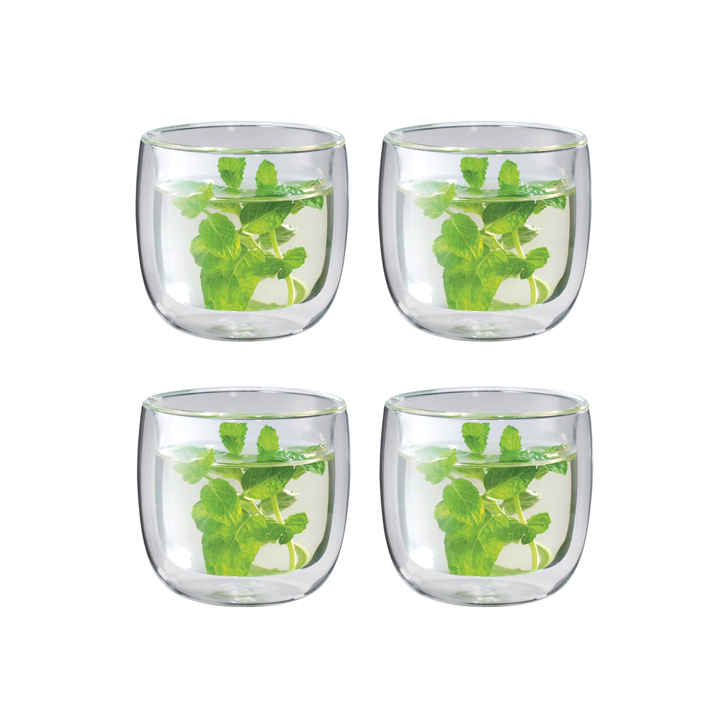 ZWILLING Sorrento Double-Wall Glass Tea Cup Set