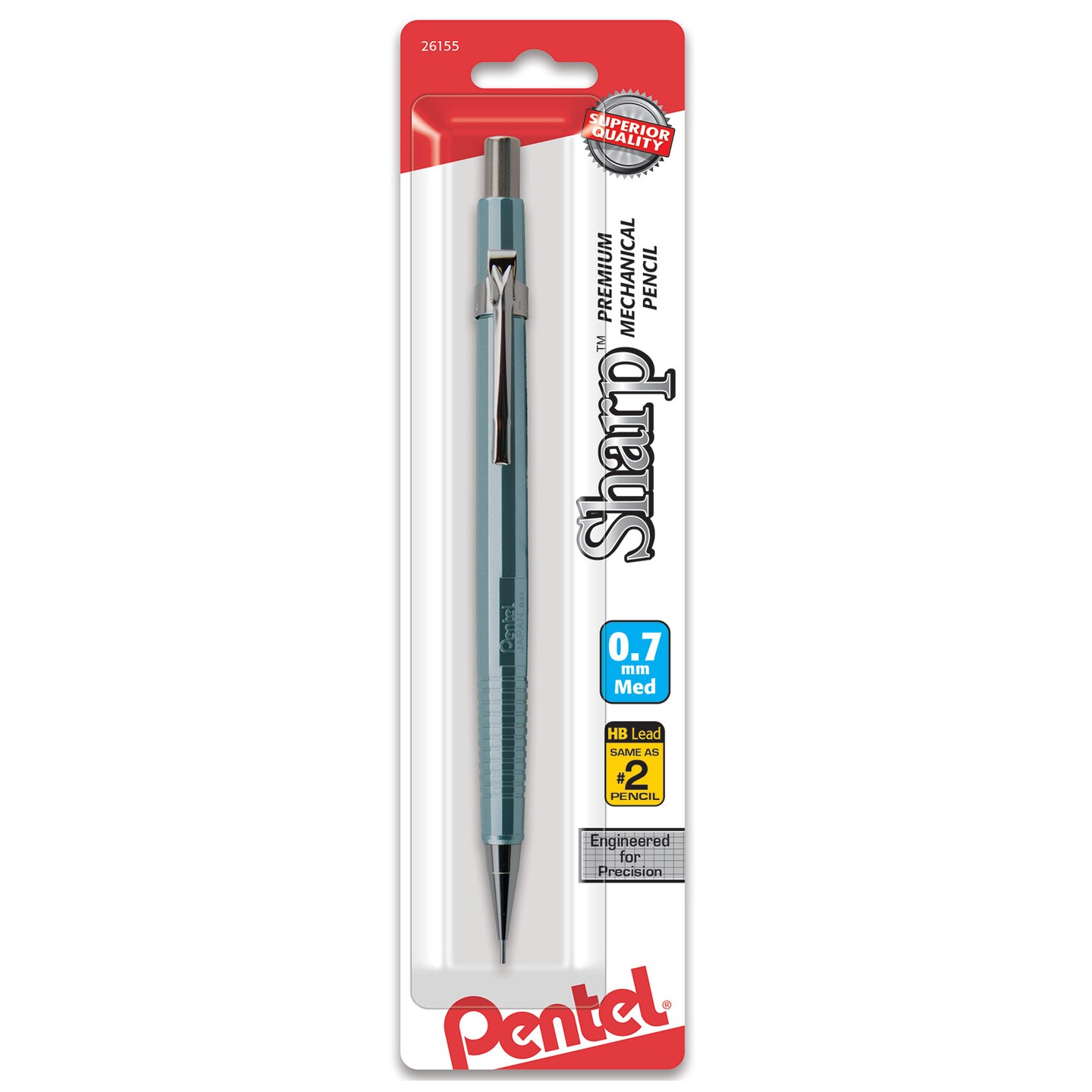 Pentel Sharp Mechanical Pencil, .7mm, Metallic Sky Blue