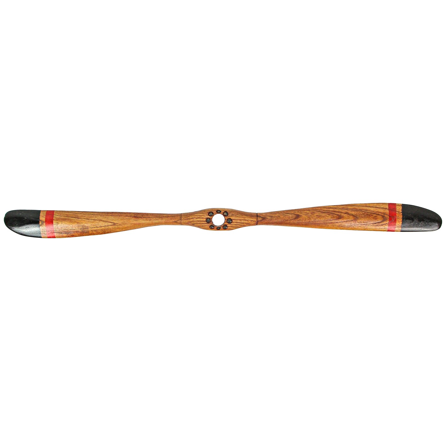 Hand Carved Wooden Propeller Vintage Aviation Home Decor Wall Sculpture