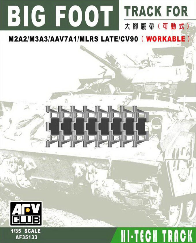 AFV Club 1/35 Big Foot Workable Track Links for M2A2, M3A3