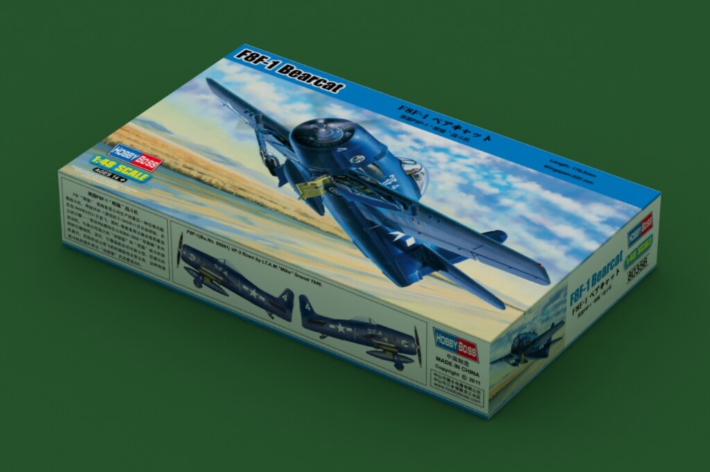 HobbyBoss  1/48 F8F-1 BEARCAT Plastic Model