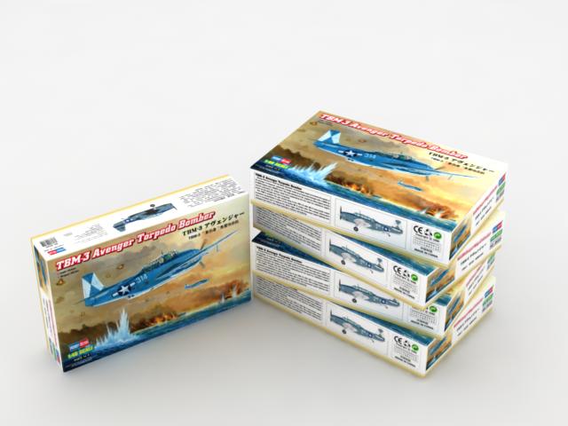HobbyBoss  1/48 TBM-3 AVENGER       TORPEDO BOMBER Plastic Model