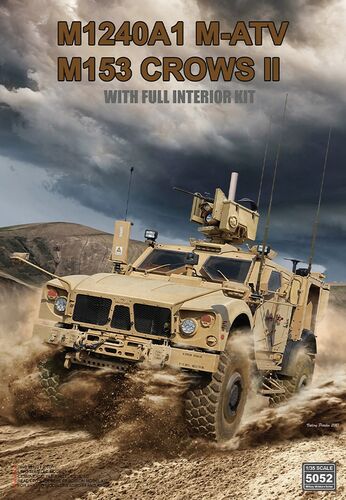 Ryefield  1/35 M1240A1 M-ATV M153 CROWS II w/ Plastic Model