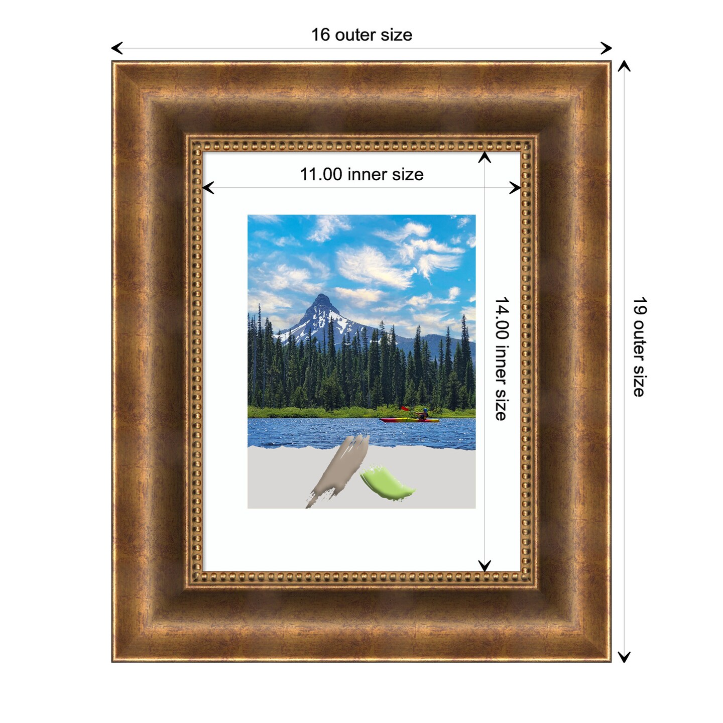 Manhattan Wood Picture Frame, Photo Frame, Art Frame