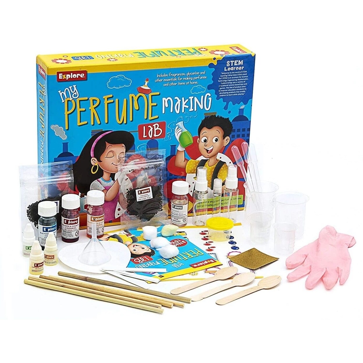 Explore Stem Learner Perfume Making Lab Diy Kit By Mighty Mojo Fun Science Lab