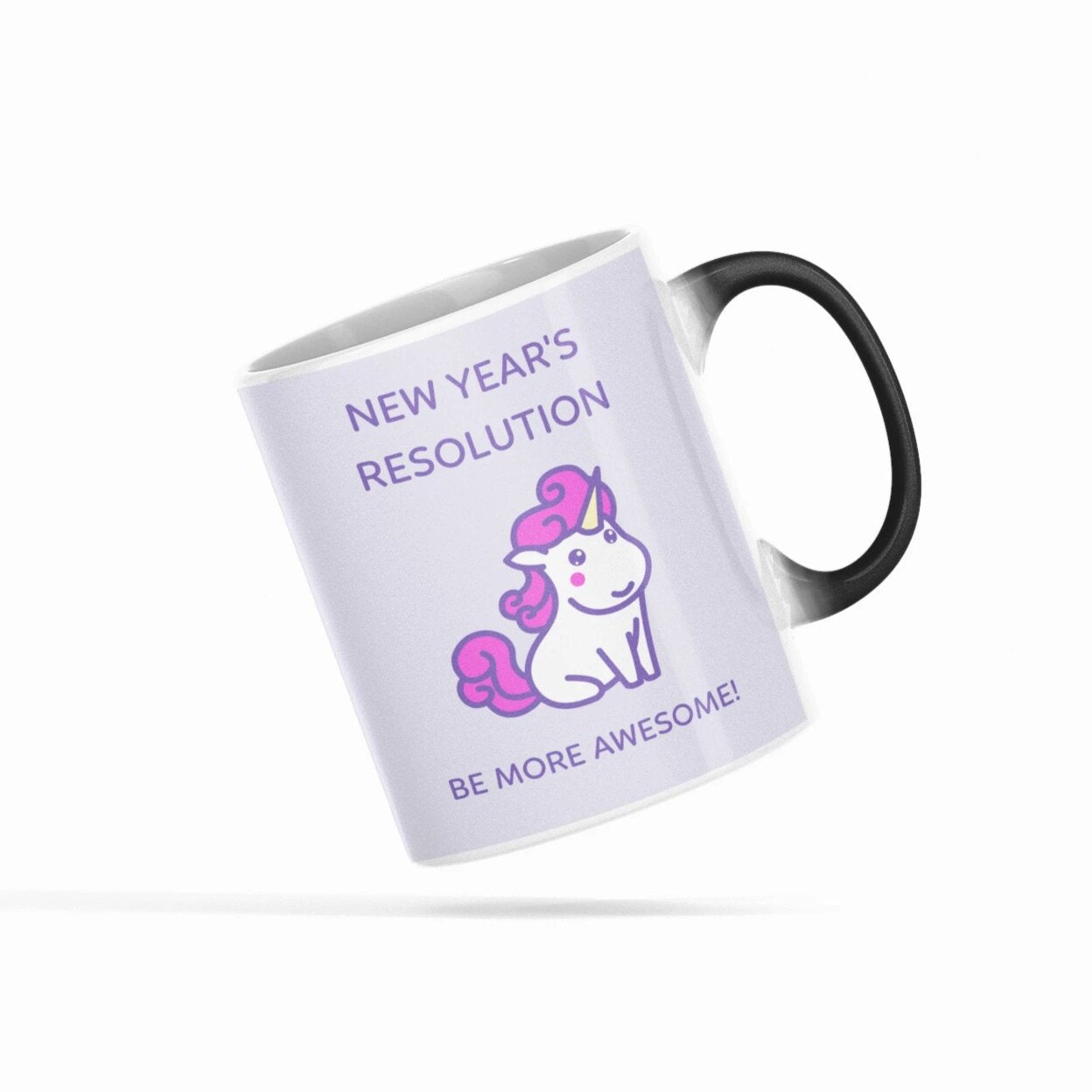 ONETIFY Be More Awesome Unicorn Heat Sensitive Color Changing Mug