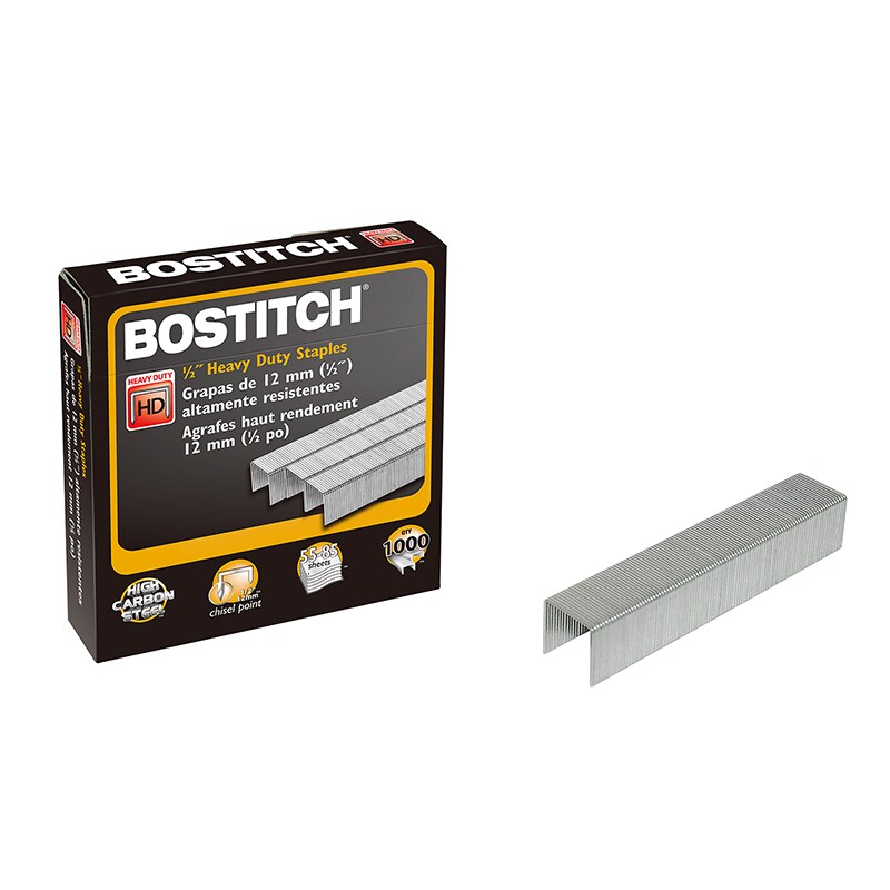 Premium Heavy Duty Staples, 1/2&#x22;, Pack of 1000