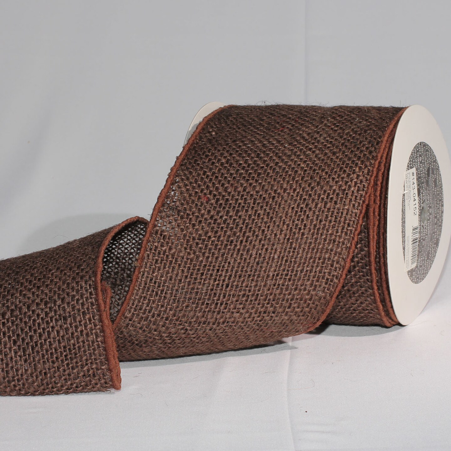 The Ribbon People Dark Brown Burlap Wired Craft Ribbon 5&#x22; x 10 Yards