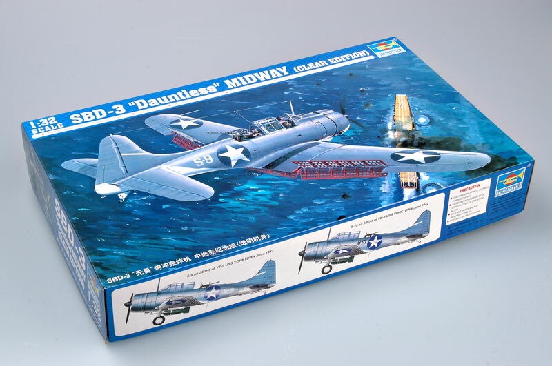Trumpeter  1/32 SBD-3 DAUNTLESS MIDWAY 1/32 Plastic Model