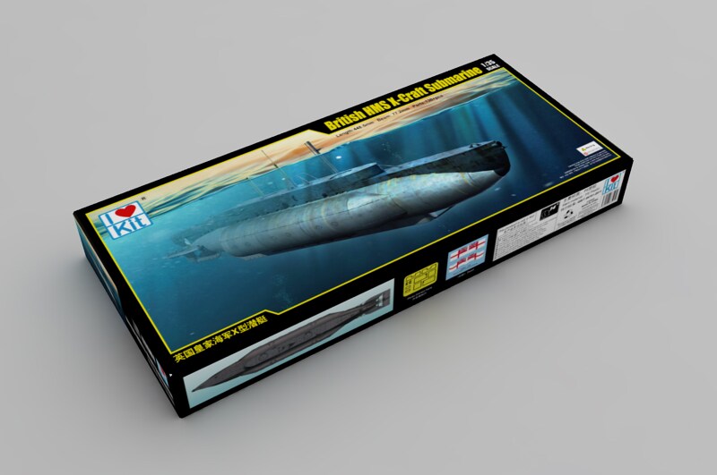 I Love Kits  1/35 British HMS X-Craft Submarine Plastic Model