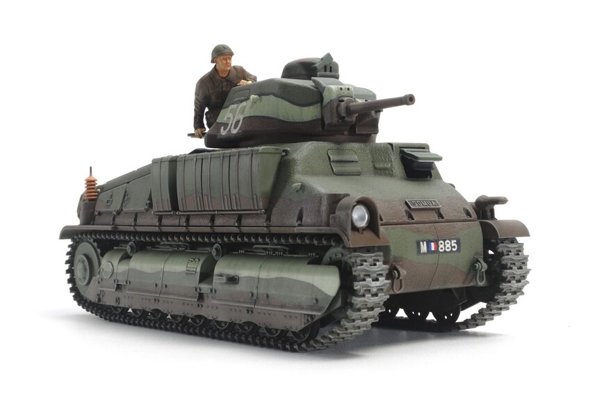 Tamiya  1/35 TAM35344 - 1/35 Tamiya French Somua S35 Medium Tank Assembly Kit
