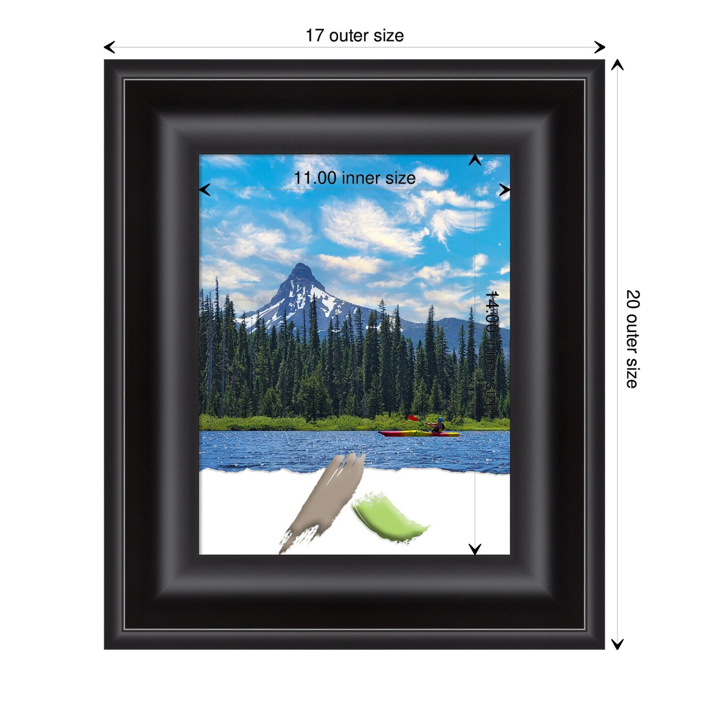 Grand Black Picture Frame, Photo Frame, Art Frame