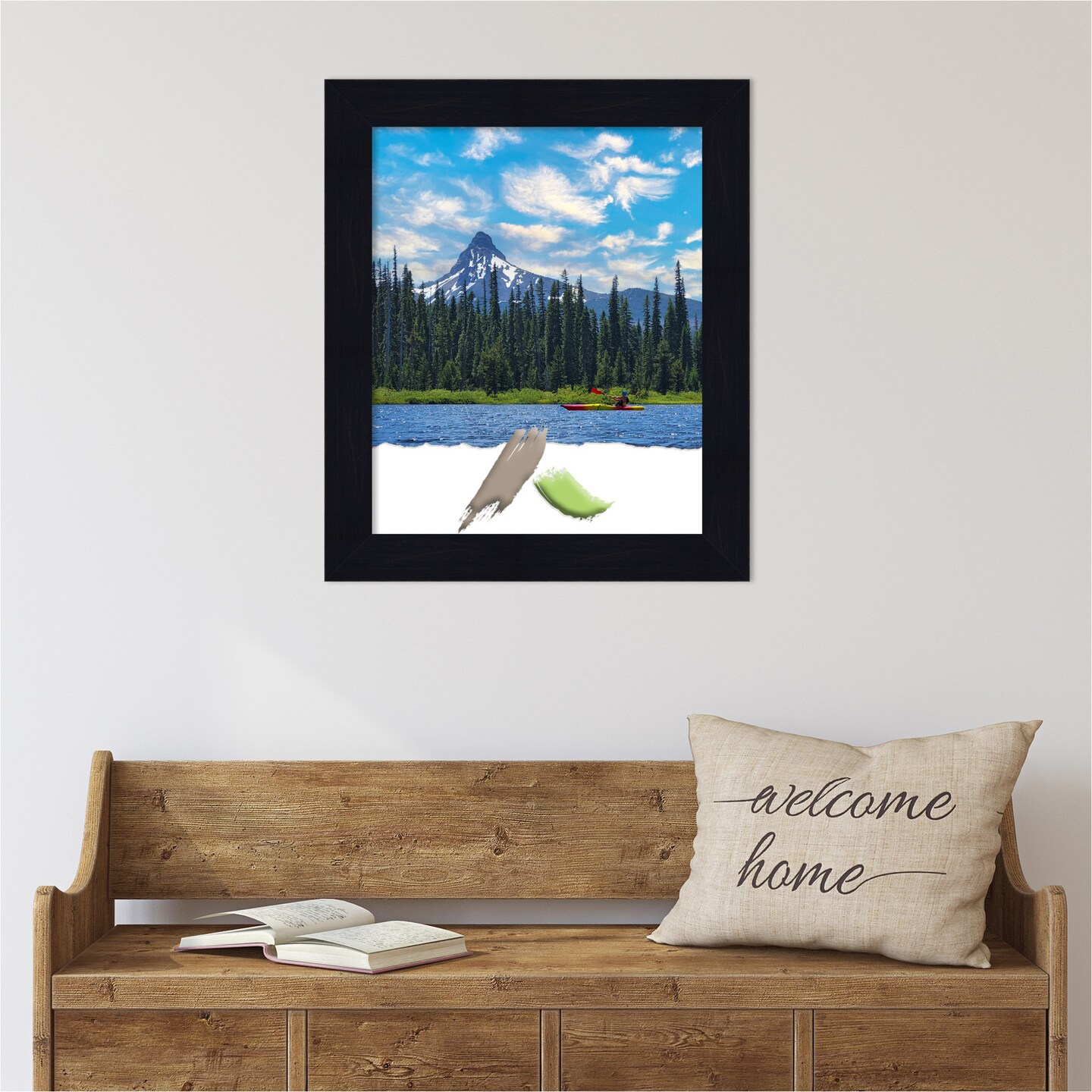 Shiplap Wood Picture Frame, Photo Frame, Art Frame