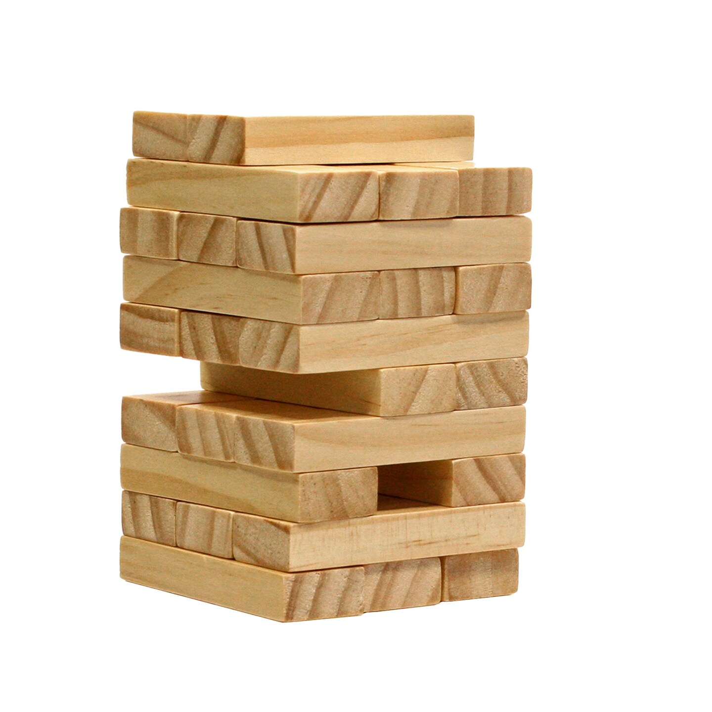 WE Games Wooden Blocks Stacking Tower Game, Short Stack