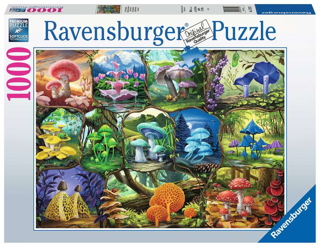 Ravensburger Beautiful Mushrooms 1000p Jigsaw Puzzle