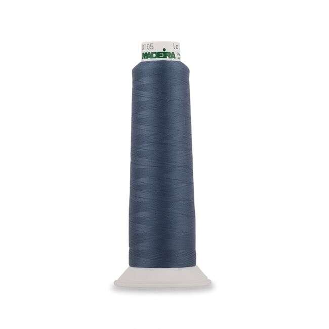 Aerolock Polyester Serger Thread --- 2,000 Yds --- Blue Steel Color -- Ref. # 8105 by Madeira&#xAE;