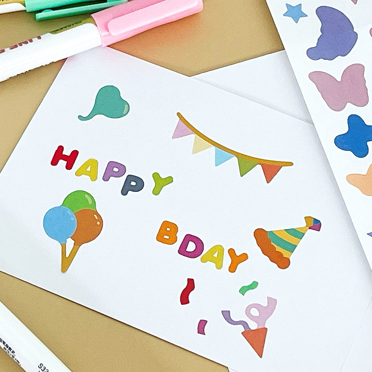 Wrapables Colorful Decorative Stickers for Scrapbooking, DIY Crafts, Stationery, Diary, Card Making