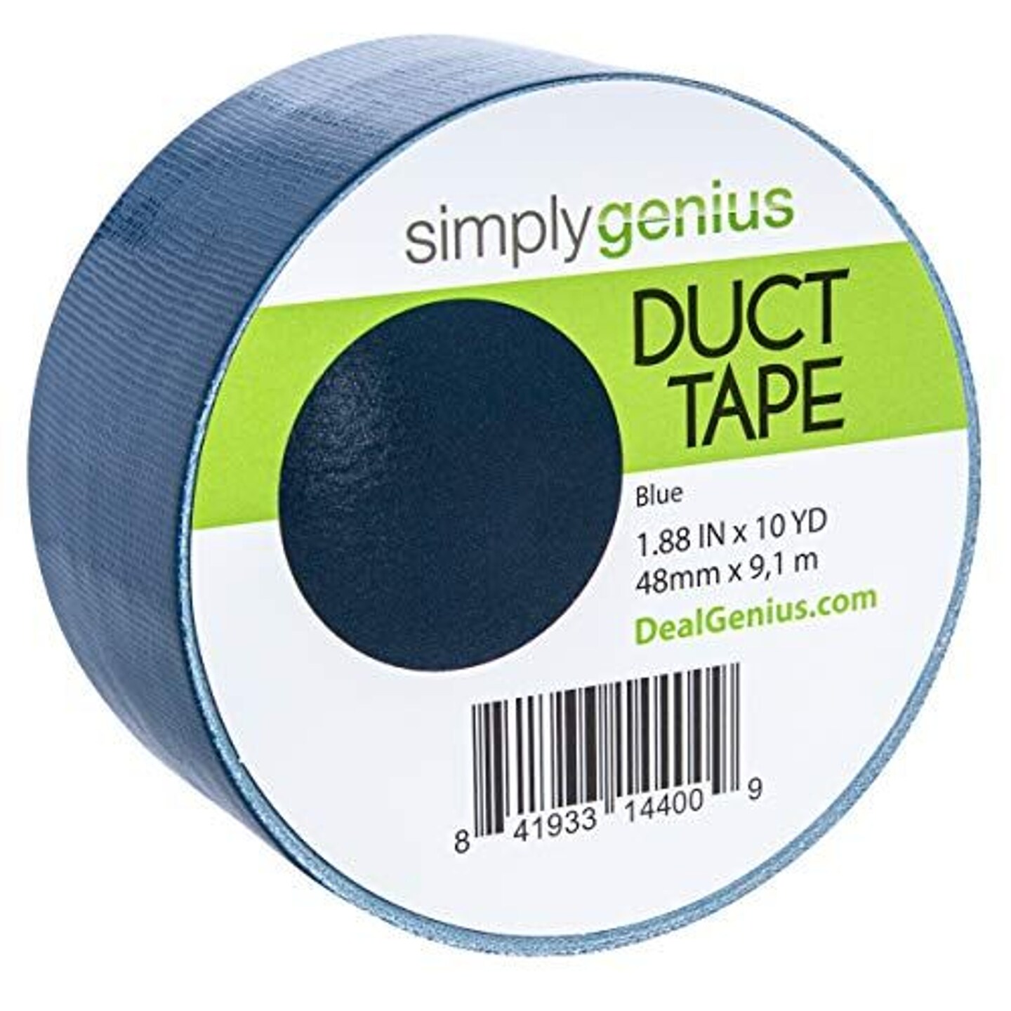 Simply Genius Art &#x26; Craft Duct Tape Heavy Duty - Craft Supplies for Kids &#x26; Adults - Colored Duct Tape - 1.8 in x 10 yards - Colorful Tape for DIY, Craft &#x26; Home Improvement (Blue, Single roll)