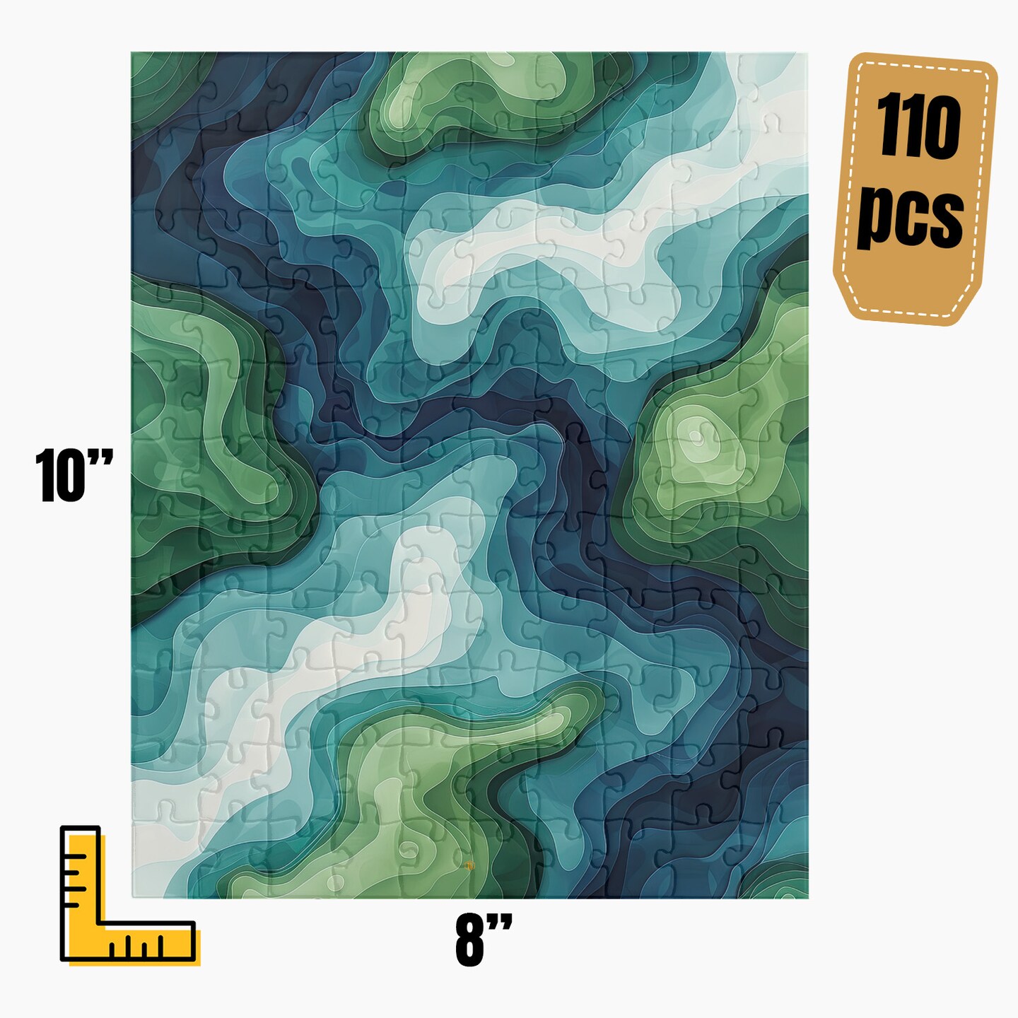 Modern Abstract Art Jigsaw Puzzle | S31A11 | MakerPlace by