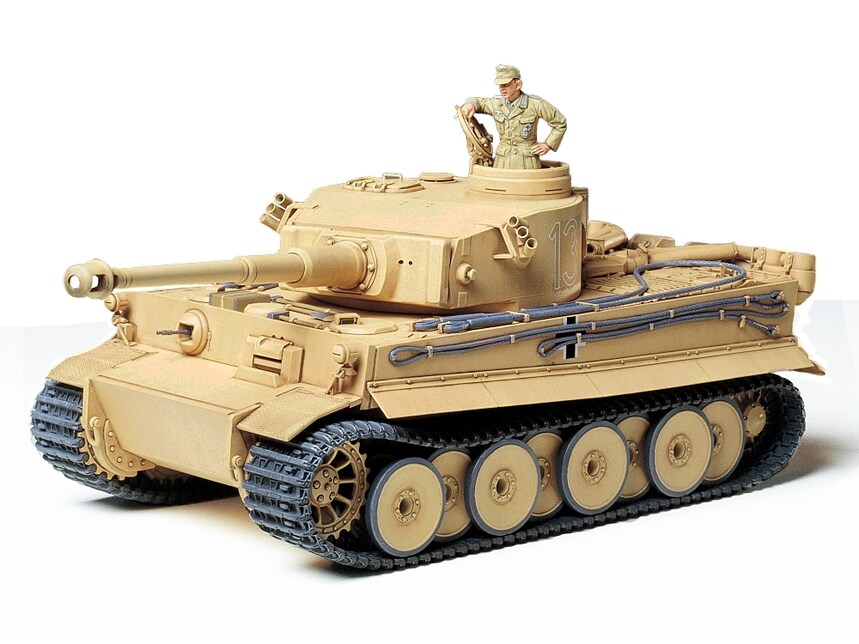 Tamiya  1/35 TAM35227 - 1/35 Tamiya German Tiger I Initial Tank Assembly Kit