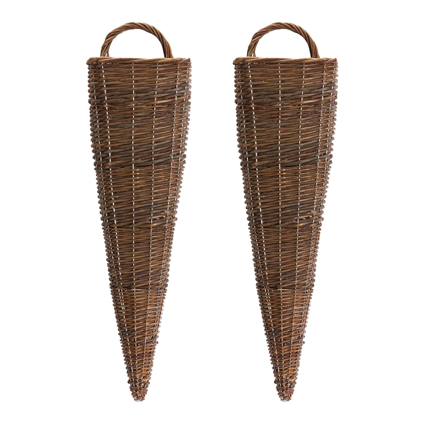 Woven Wall Storage Baskets - Set/2