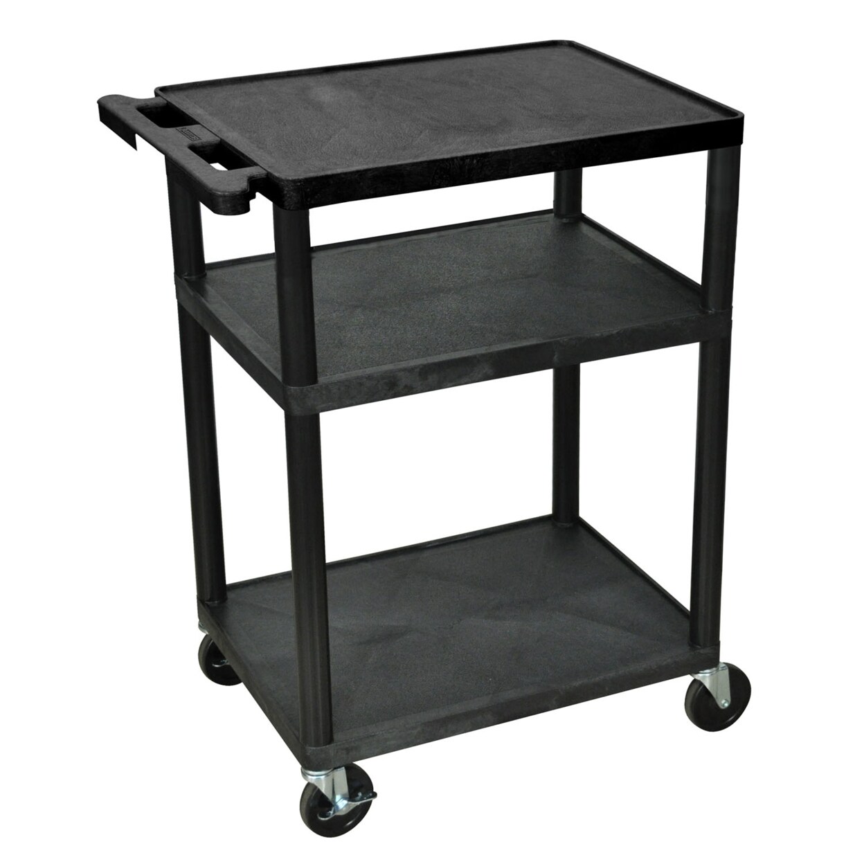Offex   - 34&#x22;H AV Cart - Three Shelves, 2 Pack