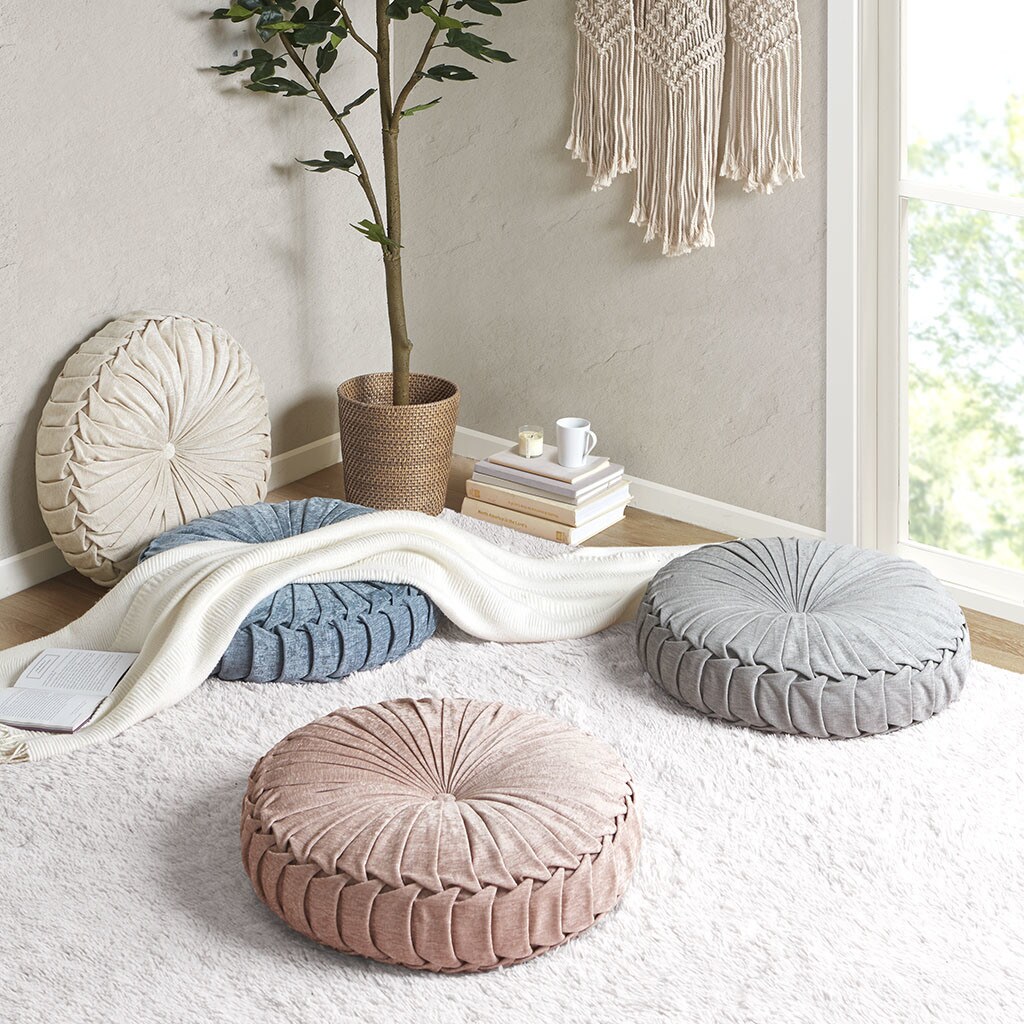 Poly Chenille Lounge Floor Pillow Cushion