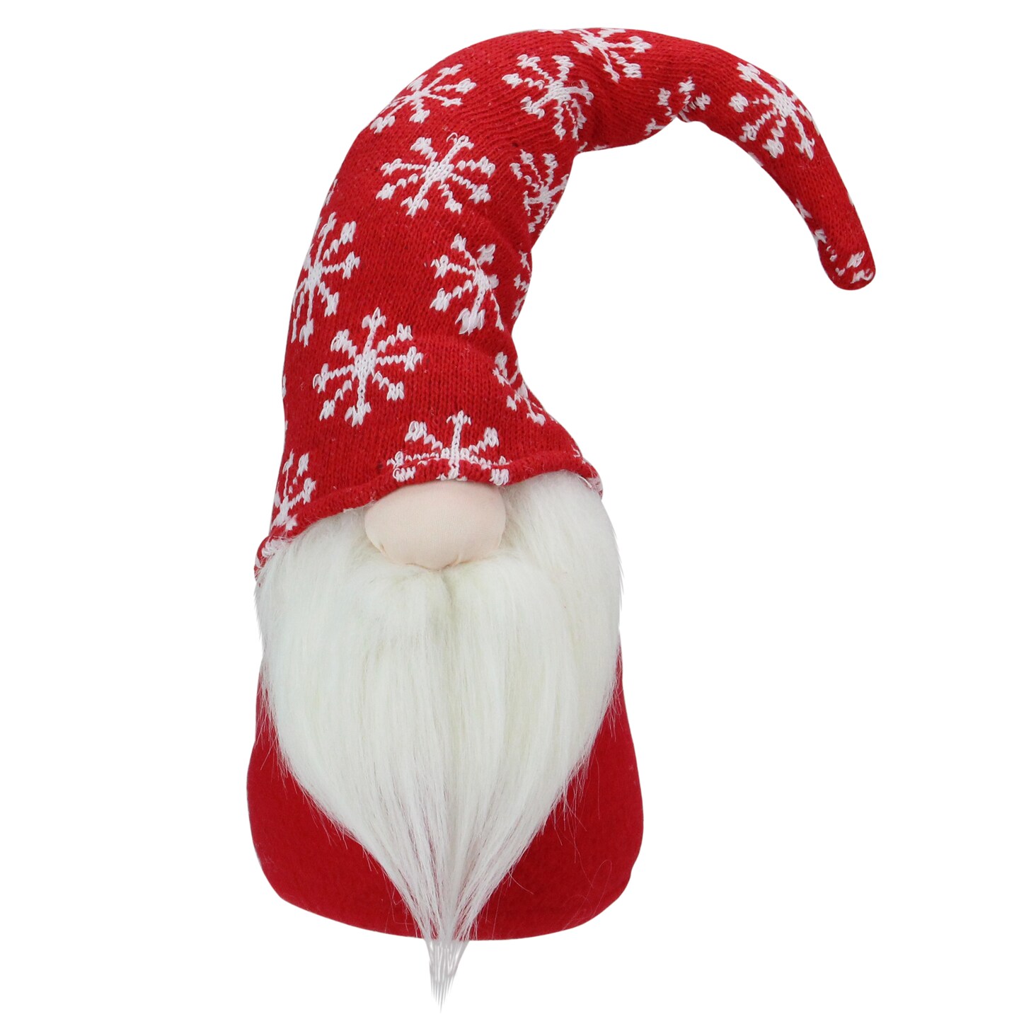 Northlight Santa Gnome with Snowflake Hat Christmas Figure - 8&#x22; - Red