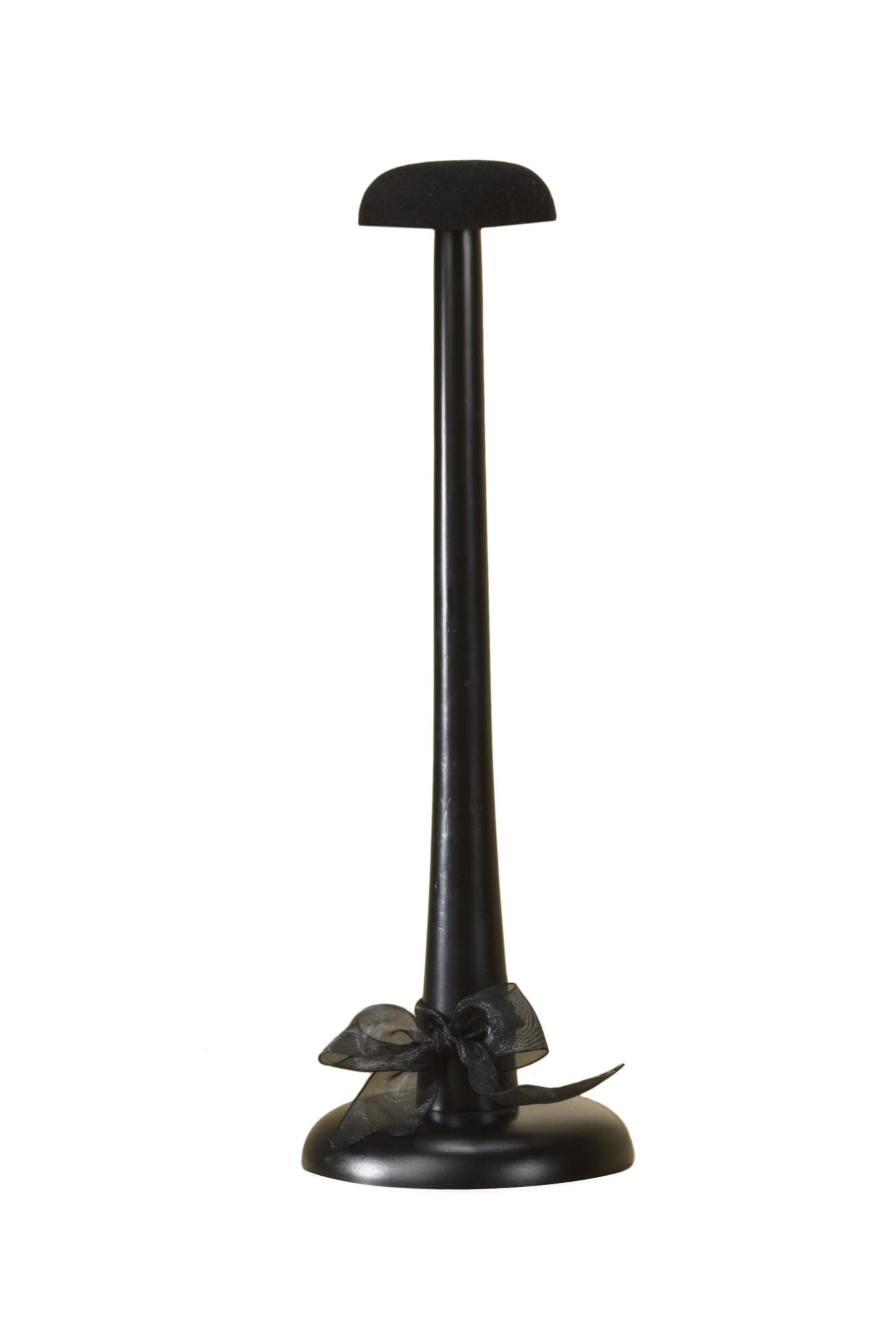 Tripar International 14.25" Charcoal Black Round Large Wooden Hat Stand