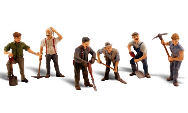 Woodland Scenics A1850 - Road Crew - HO Scale