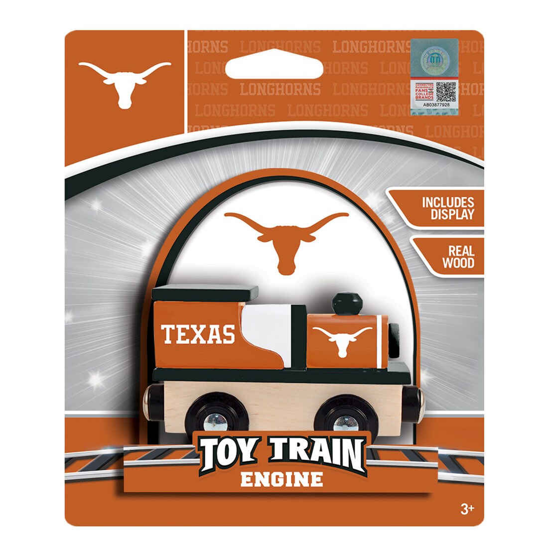 MasterPieces Officially Licensed NCAA Texas A&M Aggies Wooden Toy Train Engine For Kids