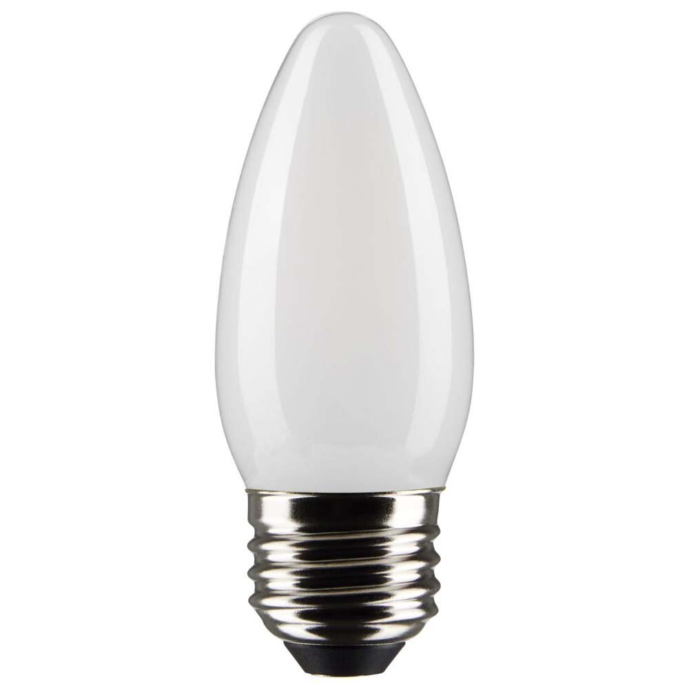 6Pk - Satco 5.5w B11 LED 4000K Medium Base Frosted Dimmable - 60w equiv