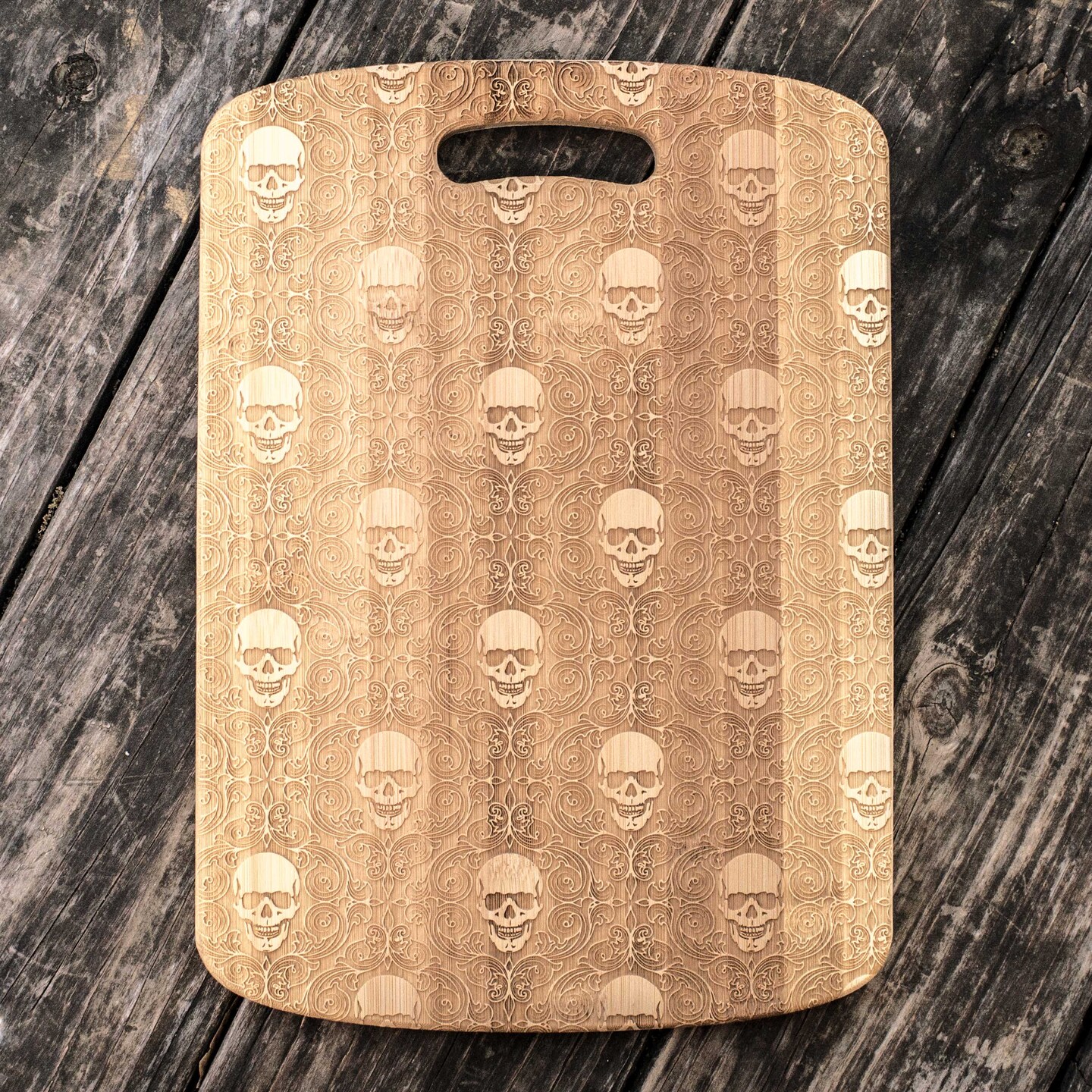 Gothic Baroque Cutting Board 14&#x27;&#x27;x9.5&#x27;&#x27;x.5&#x27;&#x27; Bamboo