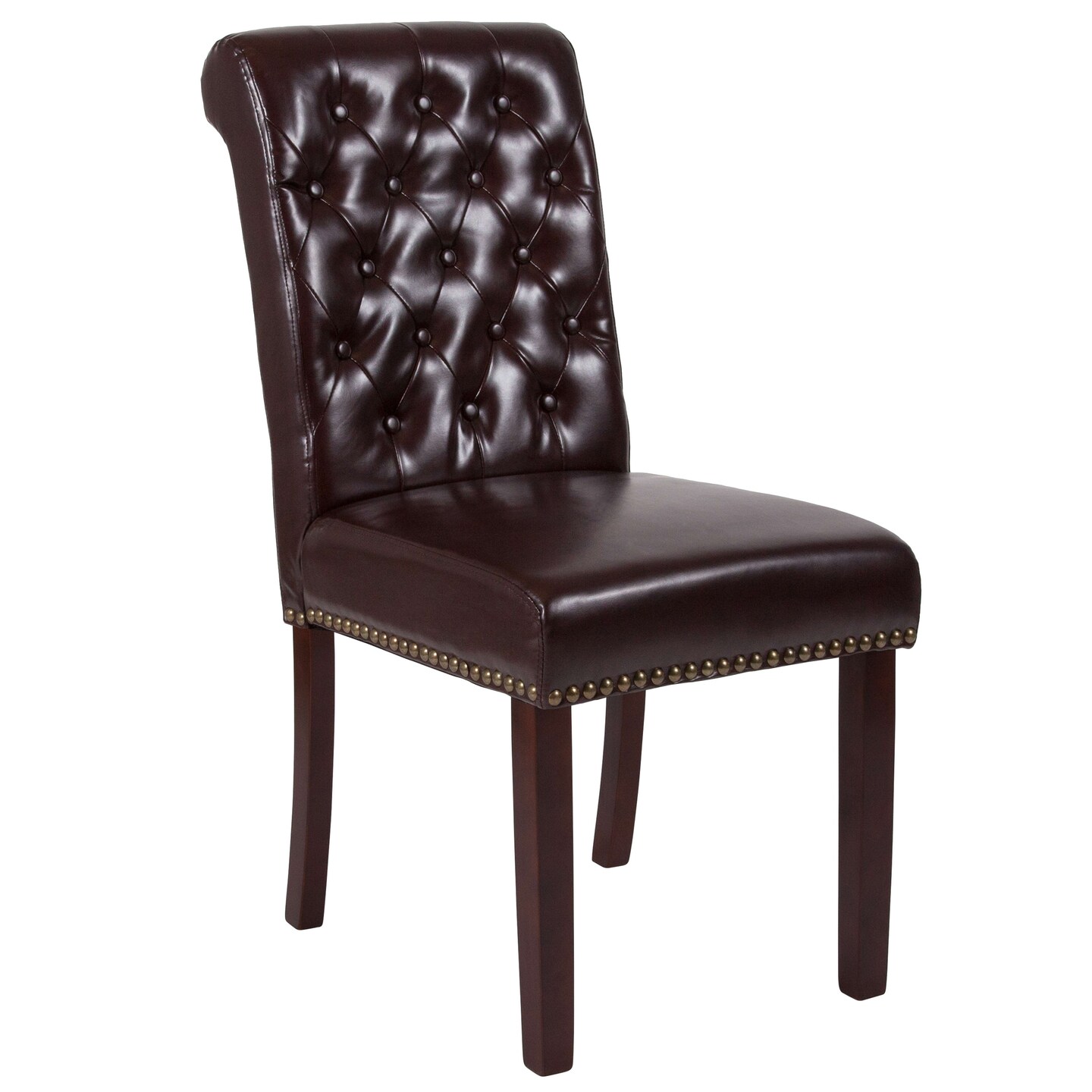 Parsons chair with online nailhead trim