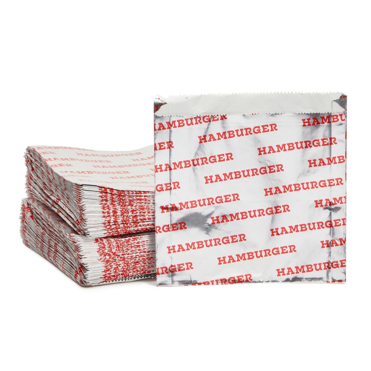 Hamburger Wrappers for Fast Food Restaurants (6.4 x 6.4 In, 200 Pieces)