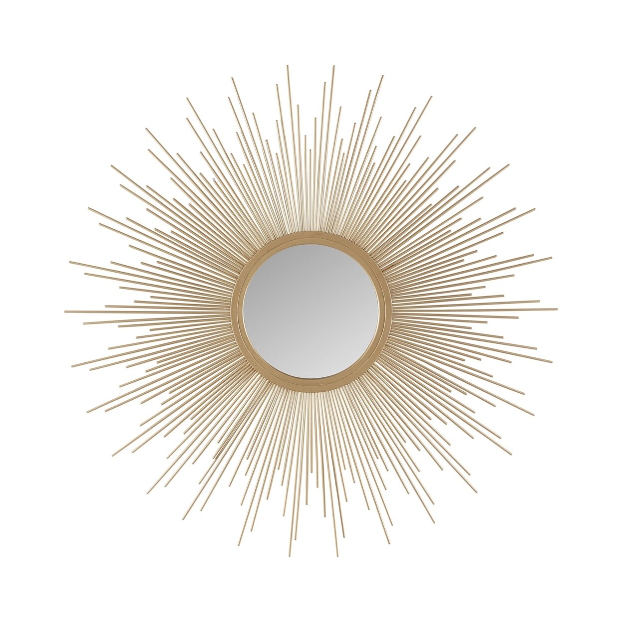 Madison Park Fiore Sunburst Mirror Gold Small