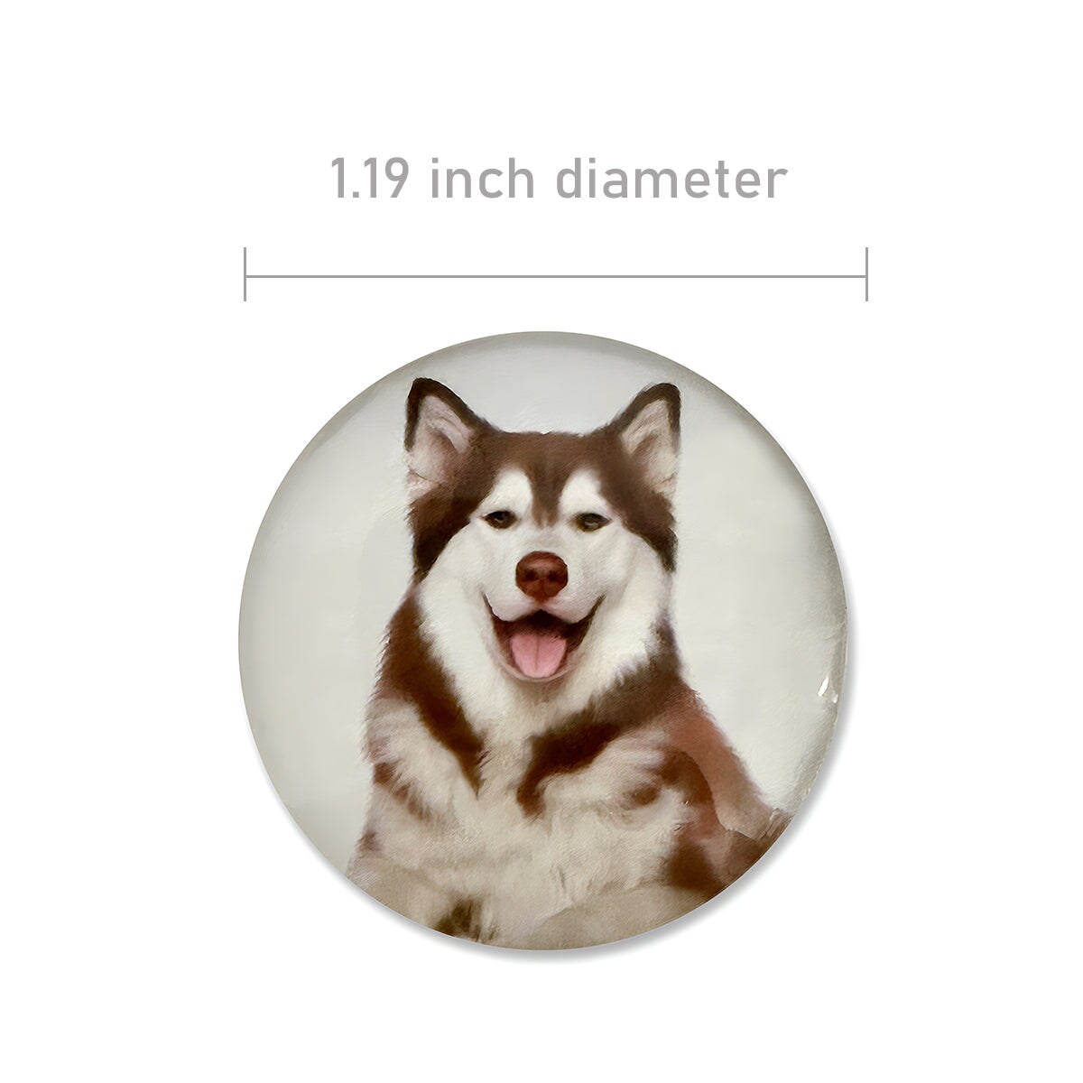 Wrapables Crystal Glass Magnets, Refrigerator Magnets for Office Whiteboards, Cabinets, Lockers (Set of 12)