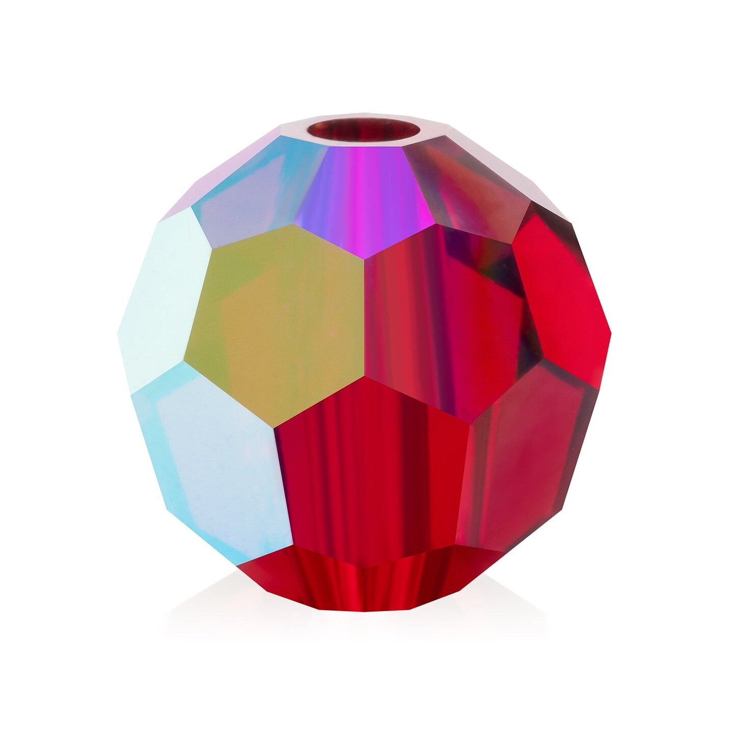 Preciosa 4mm Czech Glass Faceted Round Beads, 40pcs