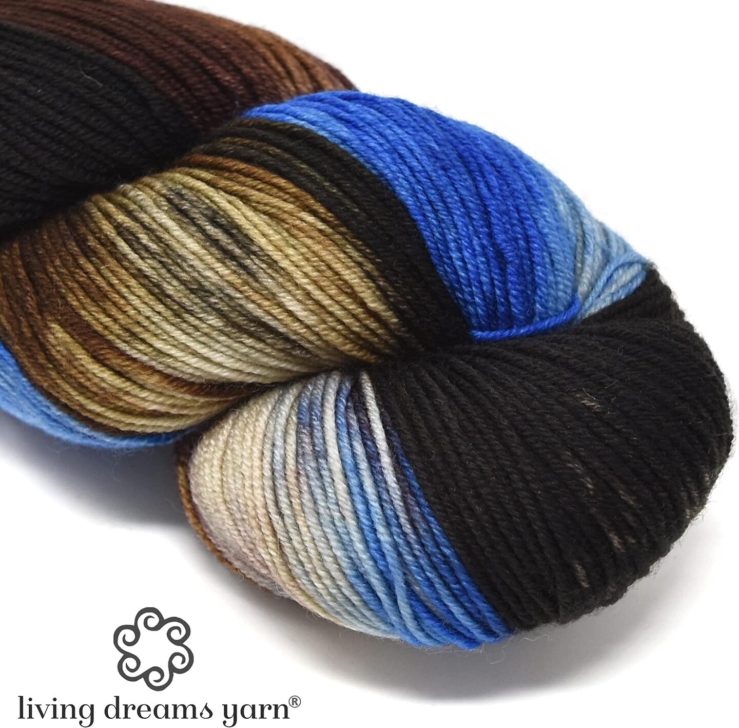 Living Dreams Yarn Galilea: Colorful Superwash Merino Sock Yarn. Super Soft and Strong. Hand Dyed to Perfection