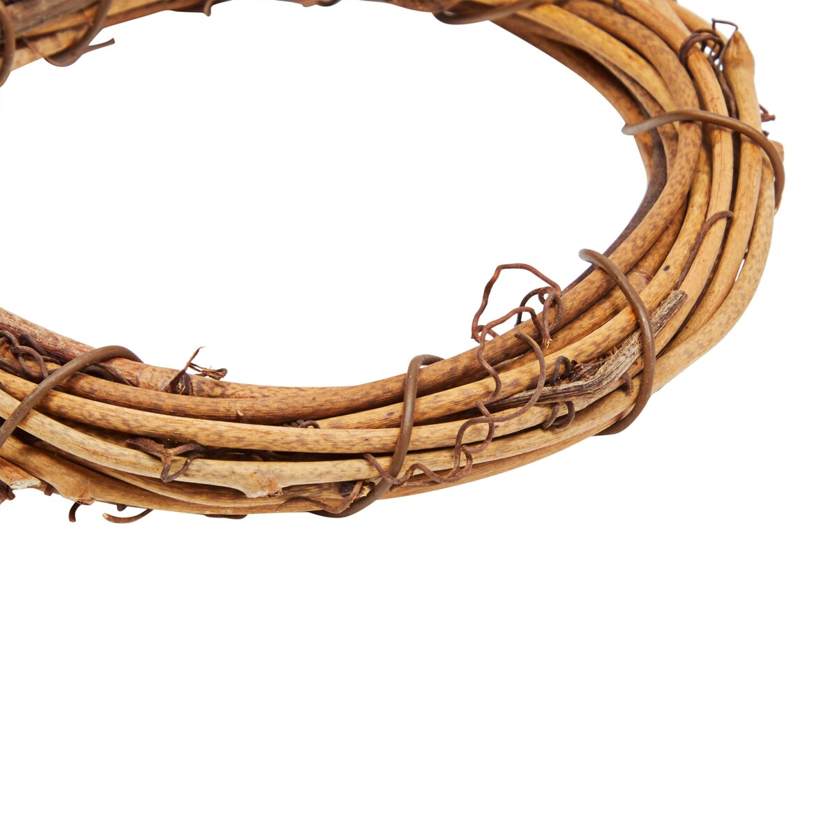 12 Pack Small Grapevine Wreaths for Crafts, DIY Wedding Decorations, Christmas Ornaments, Holiday Decor (4 Inches)