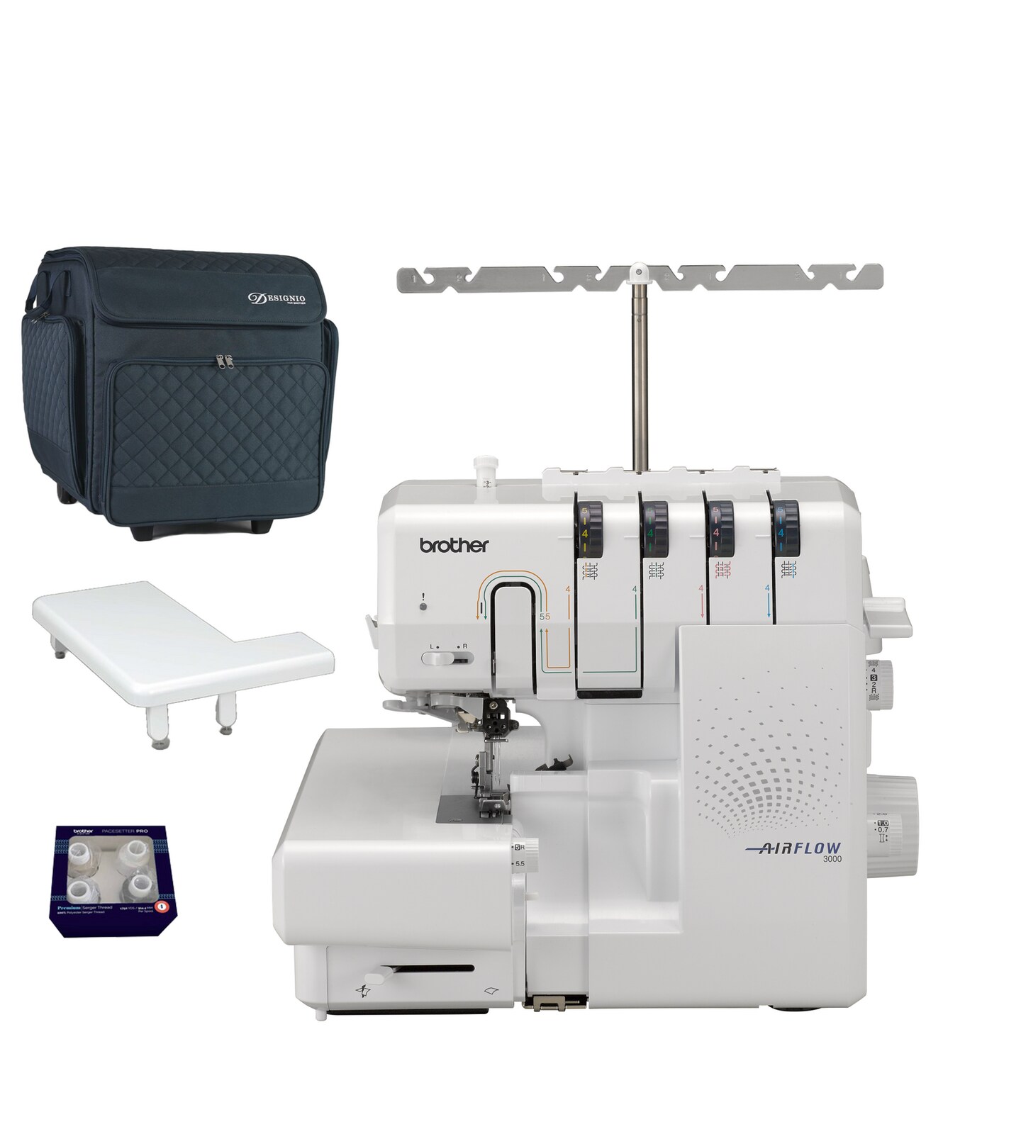 Brother AIRFLOW 3000 Air Thread Serger Machine With $499 Bonus Bundle