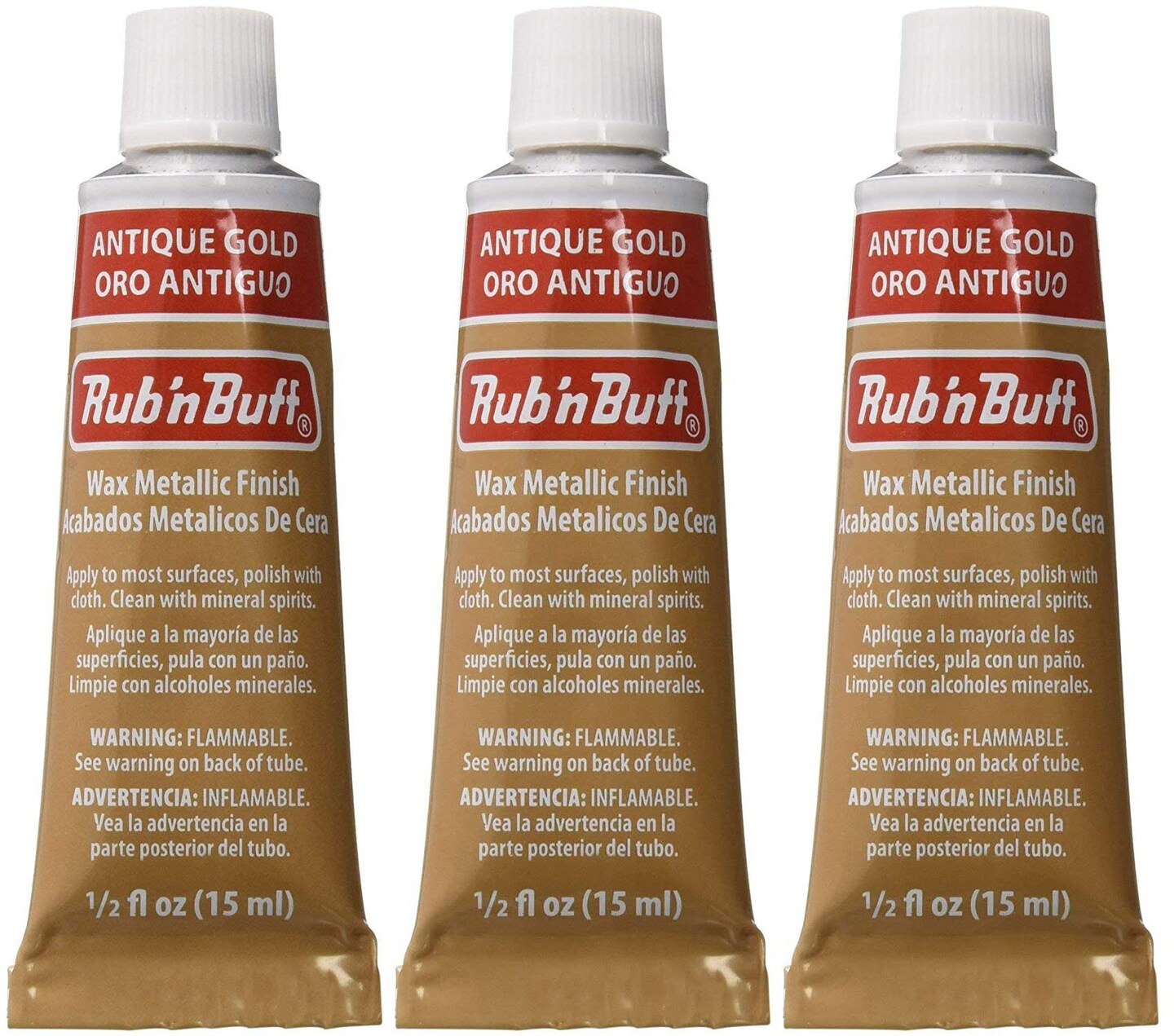 Rub 'n Buff The Original Wax Metallic Finish antique gold [PACK OF 3 ]