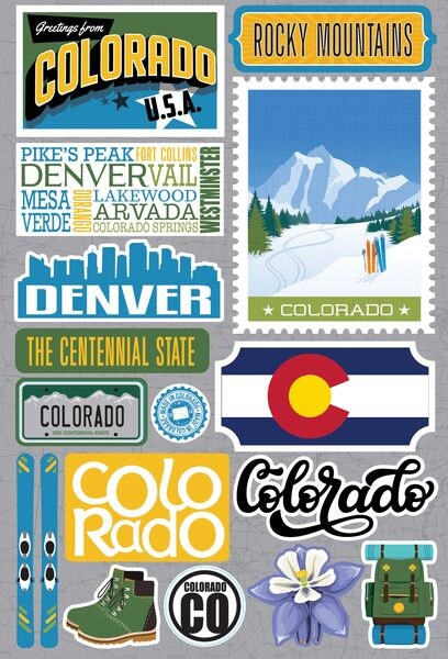 Reminisce Colorado Stickers